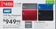 WD 1TB My Passport Ultra USB 3.0-Each