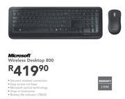 Microsoft Wireless Desktop 800