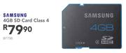 Samsung 4GB SD Card Class 4