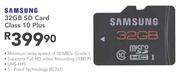 Samsung 32GB SD Card Class 10 Plus
