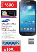 Samsung Galaxy S4 Mini Smartphone+Top Dog Voucher-On An Initial uChoose Flexi 150