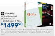 Microsoft Office Home And Student 2013+ Bitdefender IS 1 User