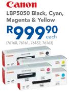 Canon LBP5050 Black, Cyan, Magenta & Yellow-Each
