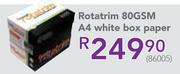 Rotatrim 80GSM A4 White Box Paper