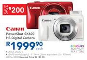 Canon Powershot SX600 HS Digital Camera-Each