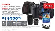 Canon EOS 700D Extreme Bundle-Per Bundle