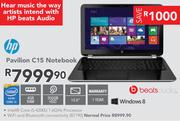 HP Pavilion C15 Notebook