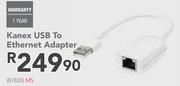 Kanex USB To Ethernet Adapter