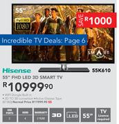 Hisense 55" FHD LED 3D Smart TV 55K610