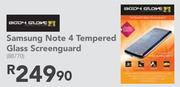 Body Glove Samsung Note 4 Tempered Glass Screenguard
