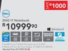 Dell 3542 I7 Notebook