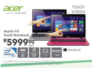 Acer Aspire V3 Touch Notebook Each
