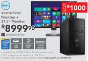 Dell Vostro3900 Desktop + 21.5" Monitor