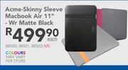 Acme-Skinny Sleeve Macbook Air 11" Wr Matte Black-Each