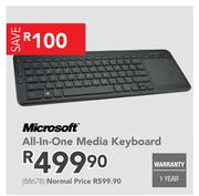 Microsoft All In One Media Keyboard