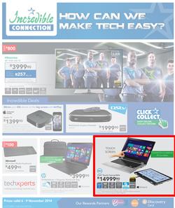 Incredible Connection : How Can We Make Tech Easy? (6 Nov - 9 Nov 2014), page 1