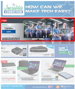 Incredible Connection : How Can We Make Tech Easy? (6 Nov - 9 Nov 2014), page 1