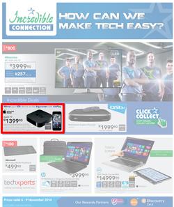 Incredible Connection : How Can We Make Tech Easy? (6 Nov - 9 Nov 2014), page 1