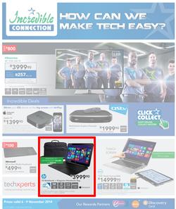 Incredible Connection : How Can We Make Tech Easy? (6 Nov - 9 Nov 2014), page 1