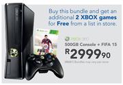 XBOX 360 500GB Console + FIFA 15