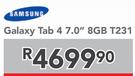 Samsung Galaxy Tab 4 7.0" 8GB T231
