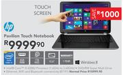 HP Pavilion Touch Notebook