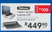 Fellowes I-Spire Laptop Lift-Each