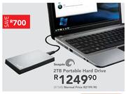 Seagate 2TB Portable Hard Drive