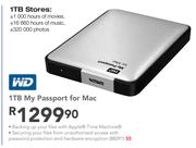 WD 1TB My Passport For Mac