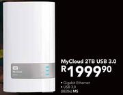 WD MyCloud 2TB USB 3.0