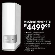 WD MyCloud Mirror 4TB