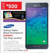 Samsung Galaxy Alpha Black Smartphone-On An Initial Smart S