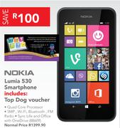 Nokia Lumia 530 Smartphone-On An Initial uChoose Flexi 50