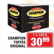 Champion Toffee Original-120 Pack