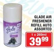 Glade Air Freshener Refill Auto Assorted-269ml