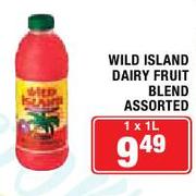 Wild Island Dairy Fruit Blend Assorted-1Ltr
