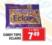 Candy Tops Eclairs-50 Pack