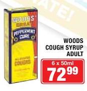 Woods Cough Syrup Adult-6x50ml