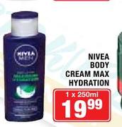 Nivea Body Cream Mix Hydration-1x250ml