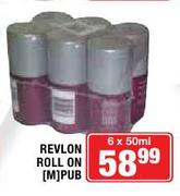 Revlon Roll On (M)PUB-6x50ml
