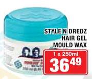 Style N Dredz Hair Gel Mould Wax-1x250ml