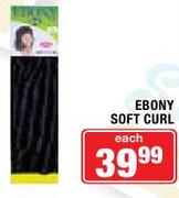 Ebony Soft Curl-Each