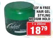 Sof N Free Hair Gel Styling Medium Hold-1x250ml