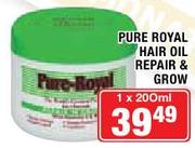 Pure Royal Hair Oil Repair & Grow-1x200ml