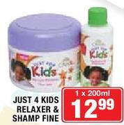 Just 4 Kids Relaxer & Shamp Fine-1x200ml