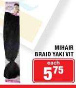 Mihair Braid Yaki Vit-Each