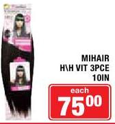 Mihair H/H Vit 3Pce 10In-Each