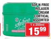 Sof N Free Relaxer Cream Cortical Assorted-1x250ml