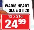 Warm Heart Glue Stick-12 x 21g