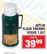 Jeplin Flask Thermo Vogue-1.8Ltr Each
